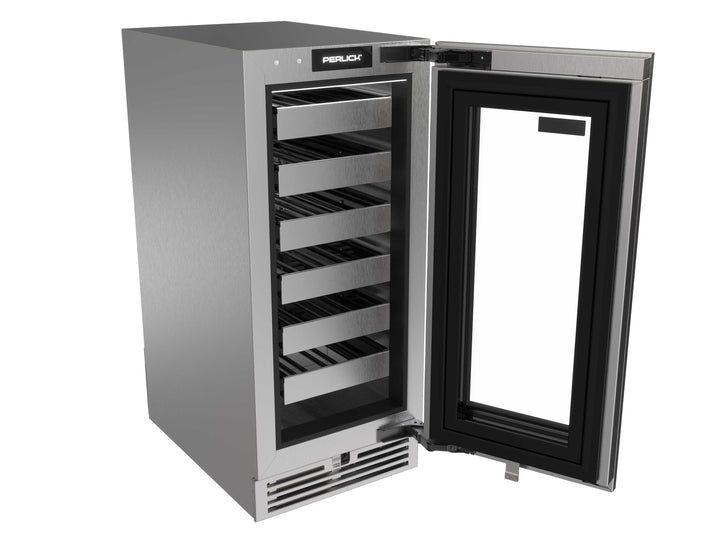 Perlick G5 Luxe 15" Wine Reserve – Glass Door, Panel Ready