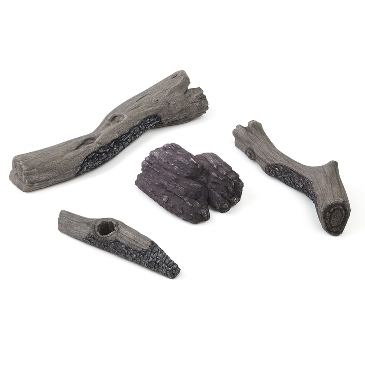 Rasmussen Charred Chunk Kit For Evening Series Vented Gas Log Sets