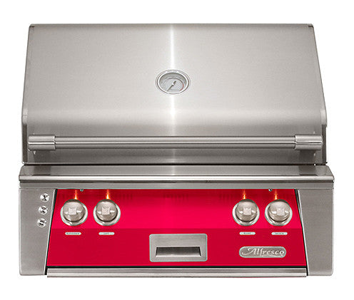 Alfresco - 30" ALXE Luxury Grill - Built-In - Raspberry Red