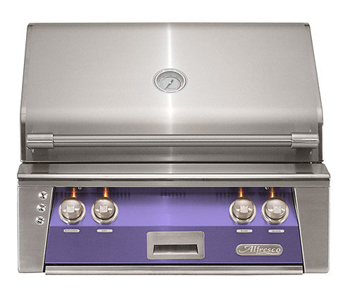 Alfresco - 30" ALXE Luxury Grill - Built-In - Blue Lilac
