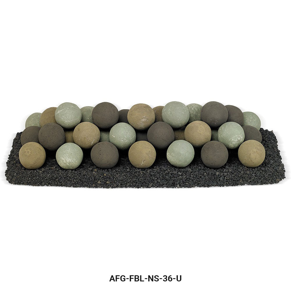 American Fire Glass  - Lite Stone Ball Set (Uniform 4")