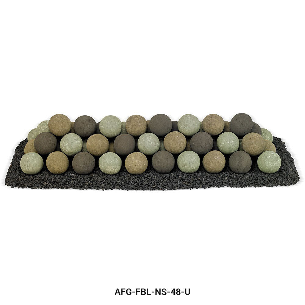 American Fire Glass  - Lite Stone Ball Set (Uniform 4")
