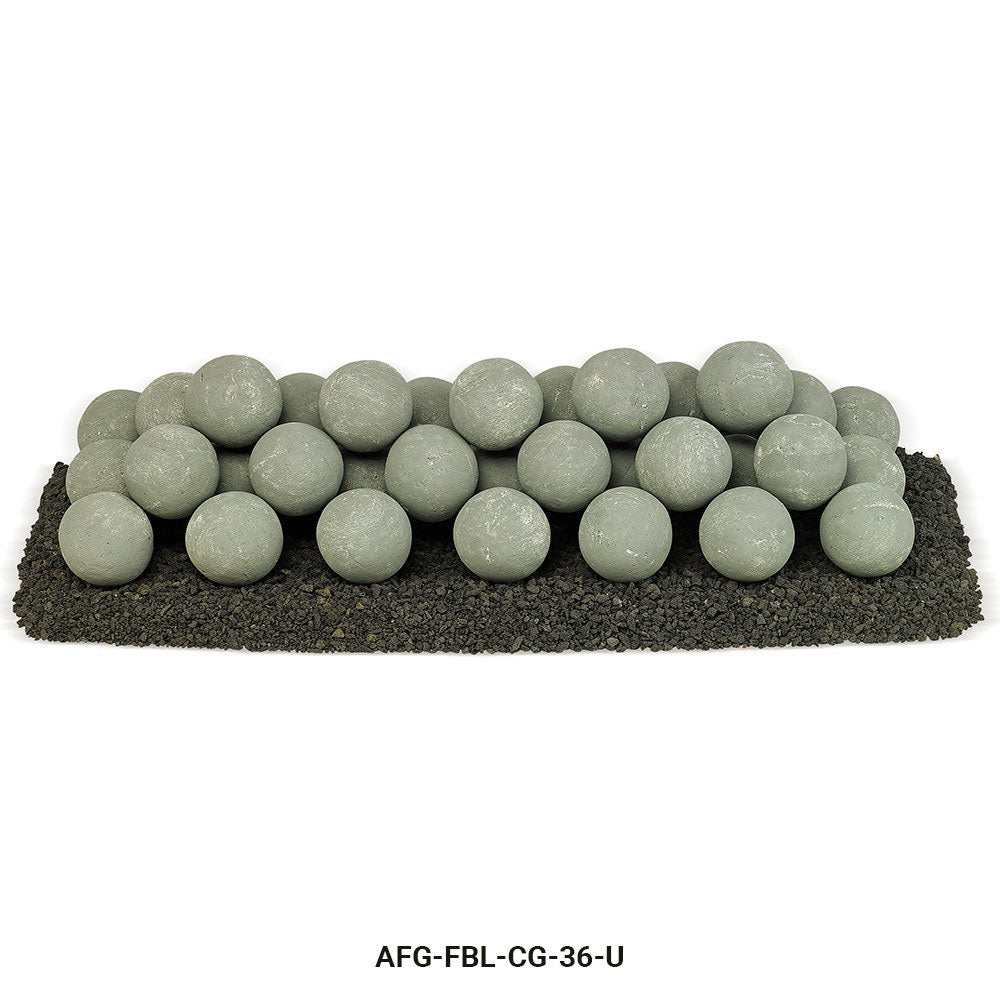 American Fire Glass  - Lite Stone Ball Set (Uniform 4")