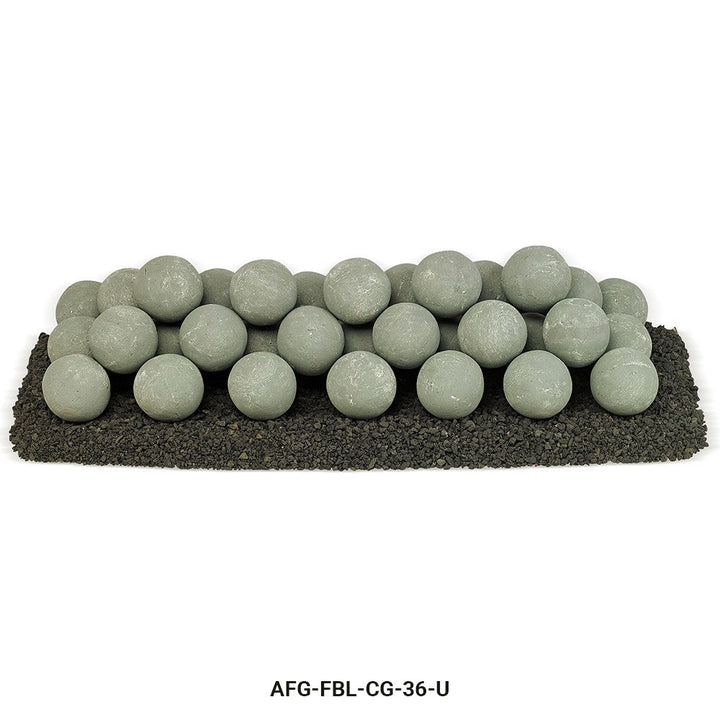 American Fire Glass  - Lite Stone Ball Set (Uniform 4")