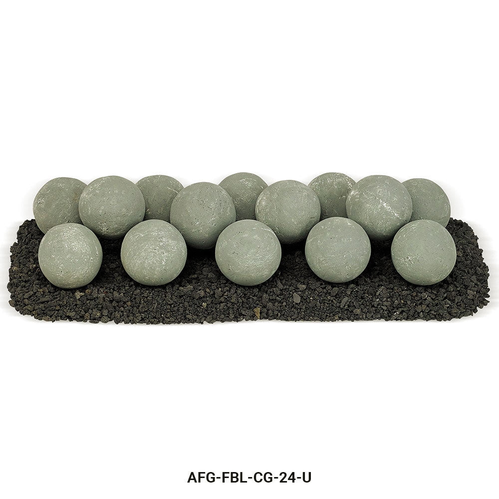 American Fire Glass  - Lite Stone Ball Set (Uniform 4")
