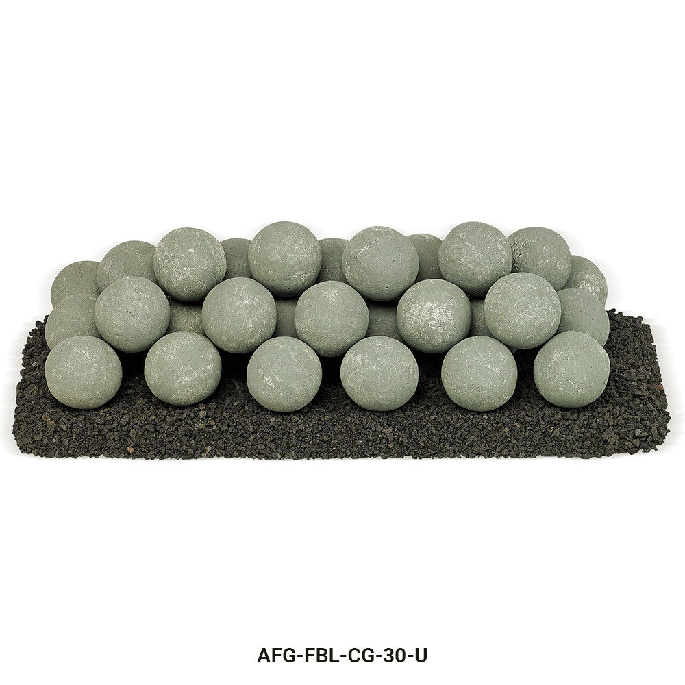 American Fire Glass  - Lite Stone Ball Set (Uniform 4")