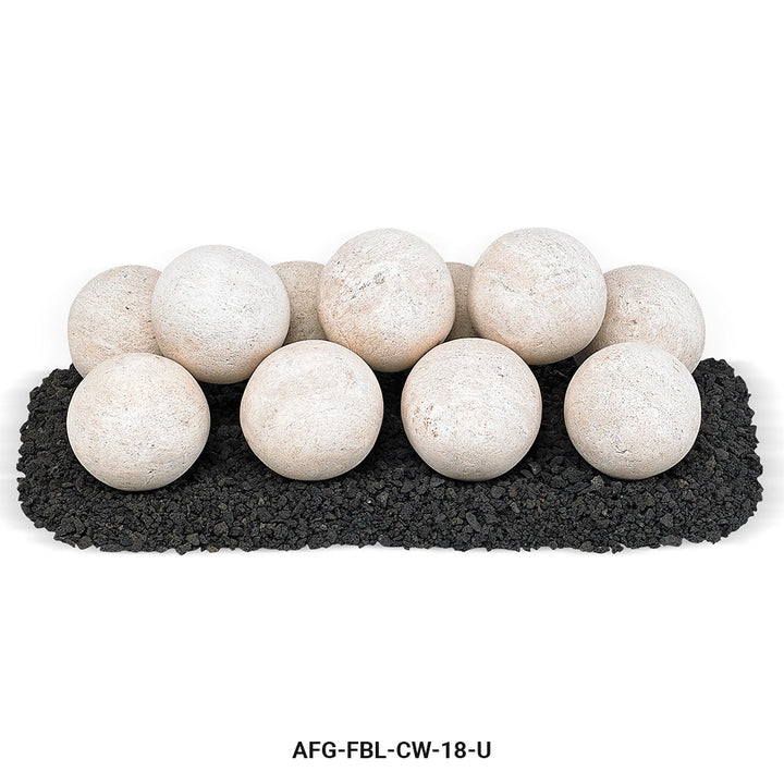 American Fire Glass  - Lite Stone Ball Set (Uniform 4")