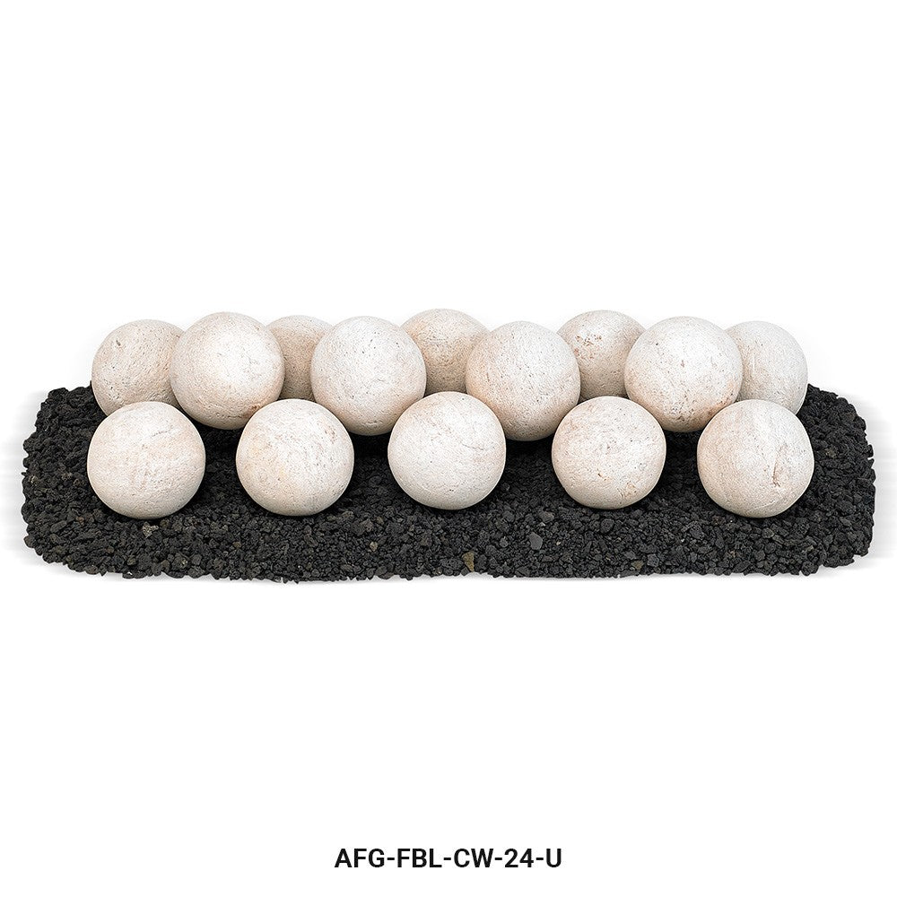 American Fire Glass  - Lite Stone Ball Set (Uniform 4")