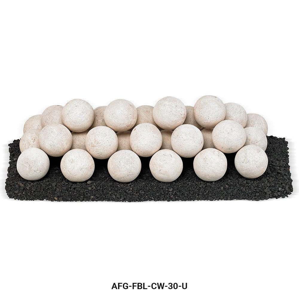 American Fire Glass  - Lite Stone Ball Set (Uniform 4")