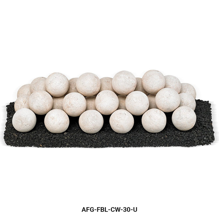 American Fire Glass  - Lite Stone Ball Set (Uniform 4")