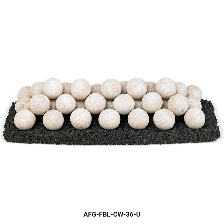 American Fire Glass  - Lite Stone Ball Set (Uniform 4")