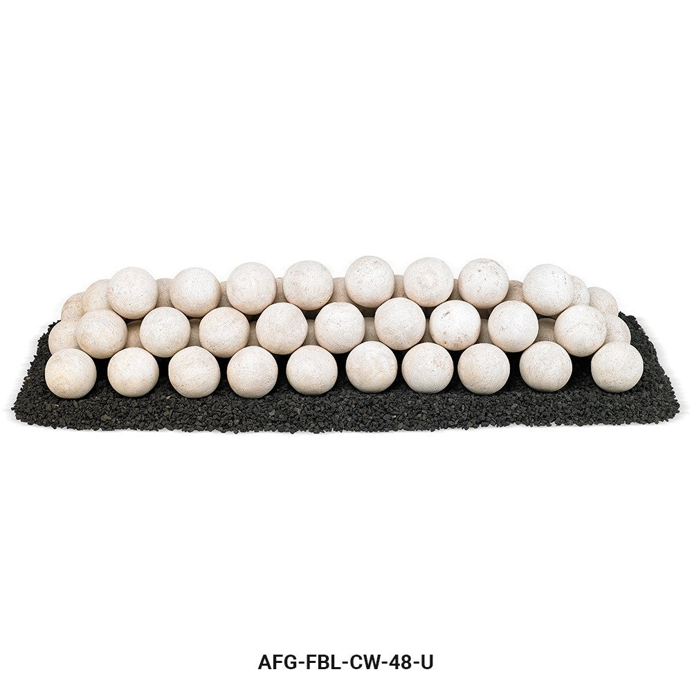 American Fire Glass  - Lite Stone Ball Set (Uniform 4")