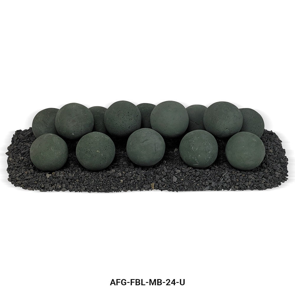 American Fire Glass  - Lite Stone Ball Set (Uniform 4")