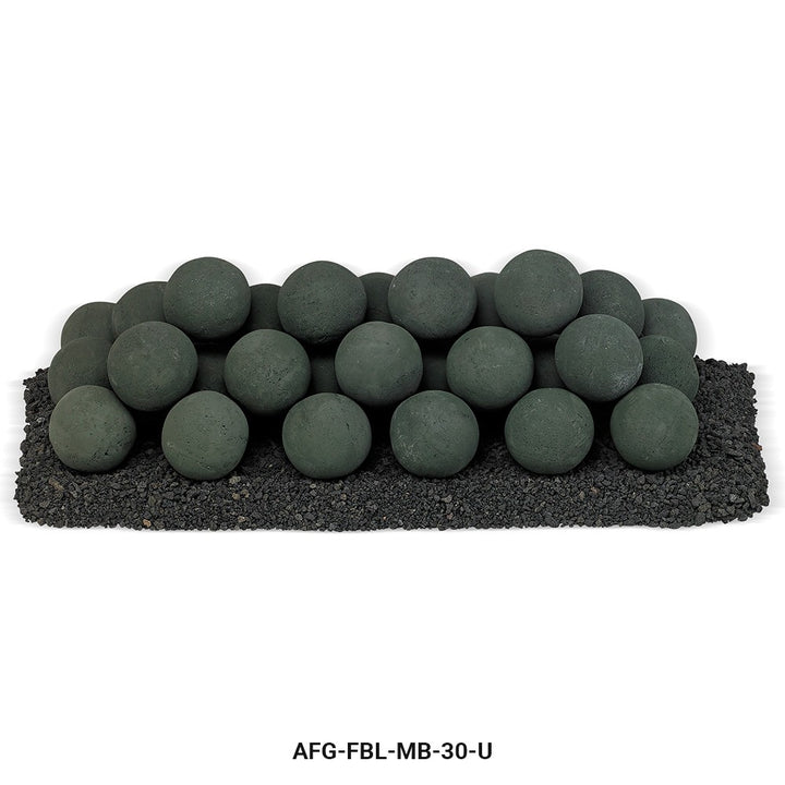American Fire Glass  - Lite Stone Ball Set (Uniform 4")