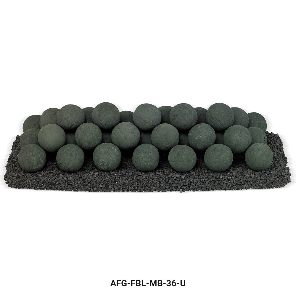 American Fire Glass  - Lite Stone Ball Set (Uniform 4")