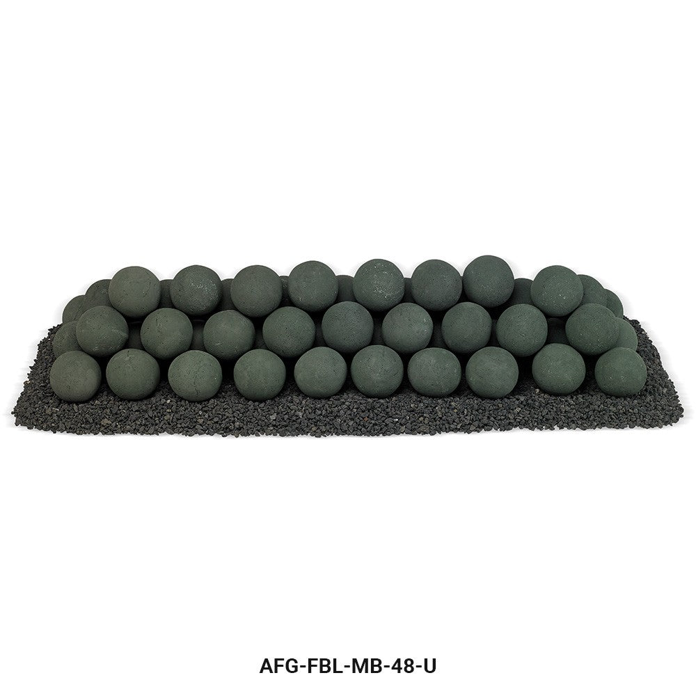 American Fire Glass  - Lite Stone Ball Set (Uniform 4")