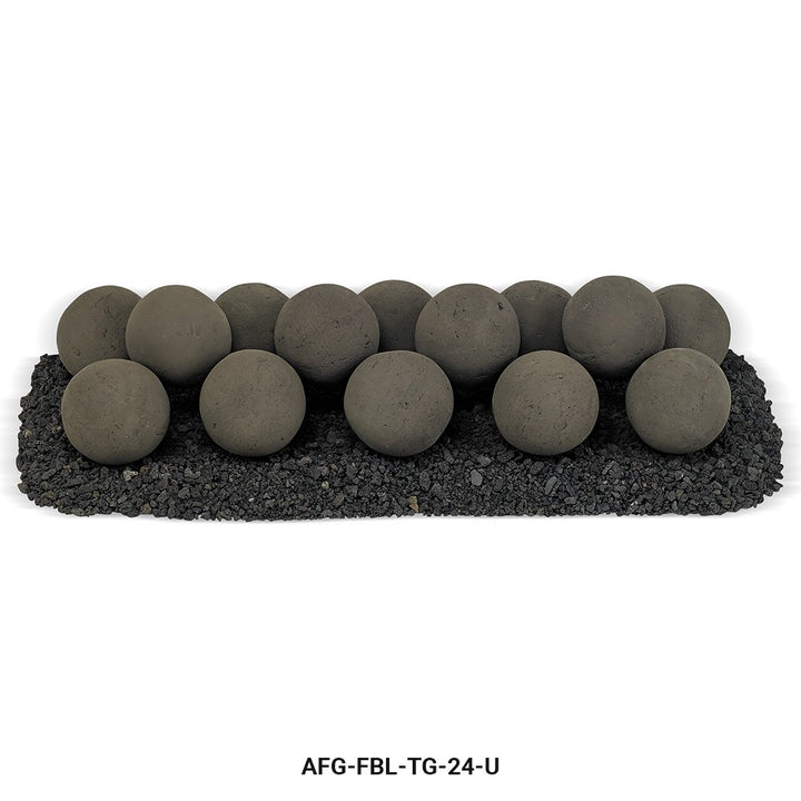American Fire Glass  - Lite Stone Ball Set (Uniform 4")
