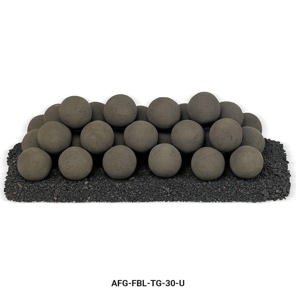 American Fire Glass  - Lite Stone Ball Set (Uniform 4")