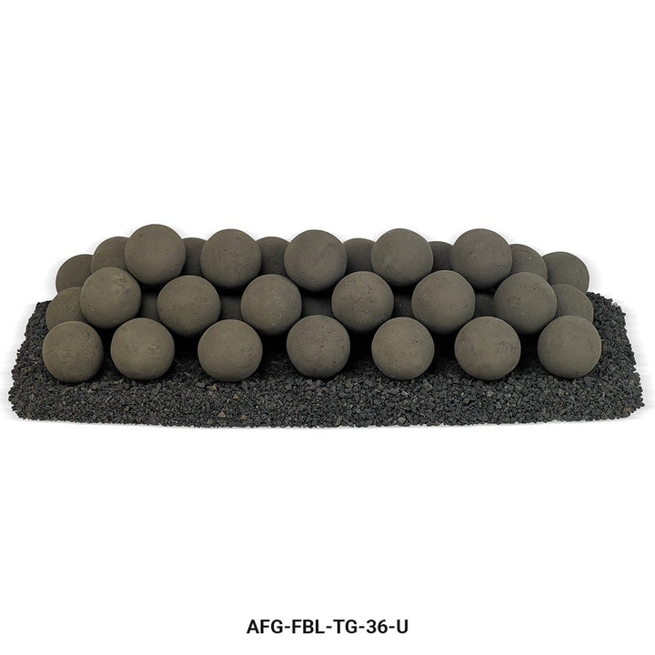 American Fire Glass  - Lite Stone Ball Set (Uniform 4")