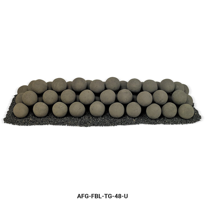 American Fire Glass  - Lite Stone Ball Set (Uniform 4")