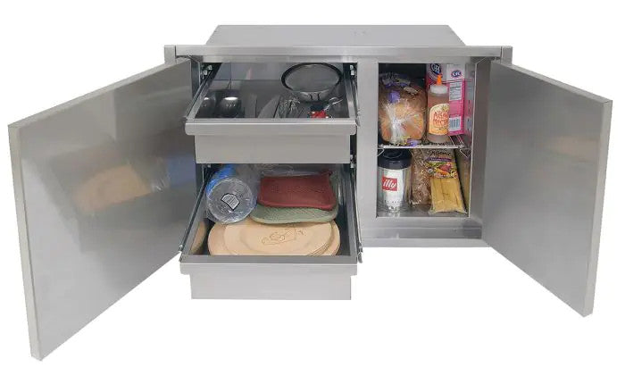 Alfresco 30 X 21-Inch Low Profile Sealed Dry Storage Pantry - Blue Lilac-Gloss - AXEDSP-30L-S4005