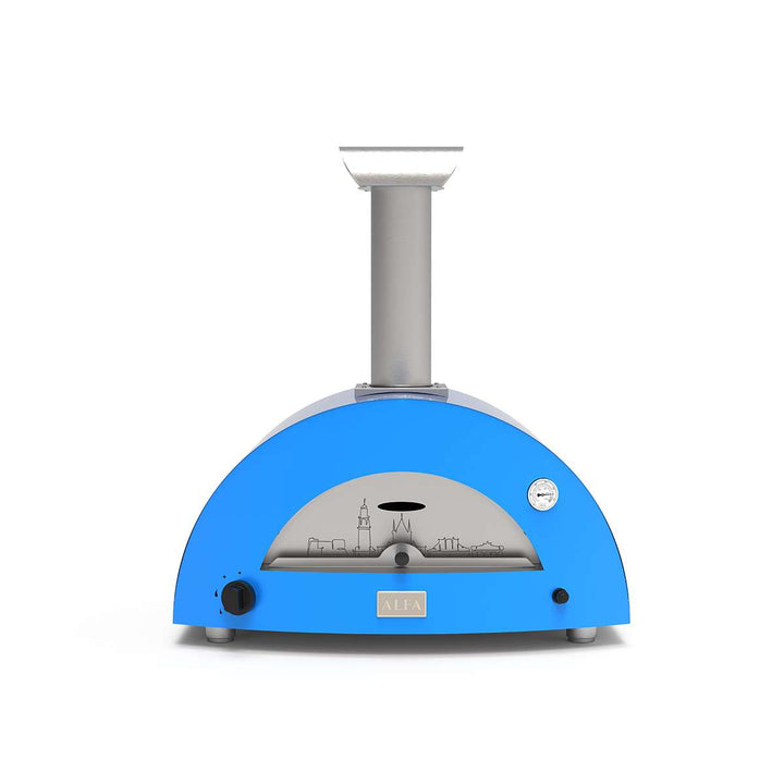 Alfa Moderno Limited Edition 2 Pizze Colori D’Italia Countertop Gas Pizza Oven PURPLE|LIGHT BLUE