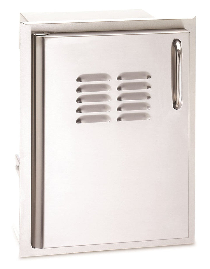 33820-TSL-Vertical Single Door w/ Tank Tray & Louvers (DOOR HINGE: LEFT)