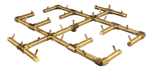 Crossfire 350K BTU Original Brass Burner  - CFB350 - Square Opening