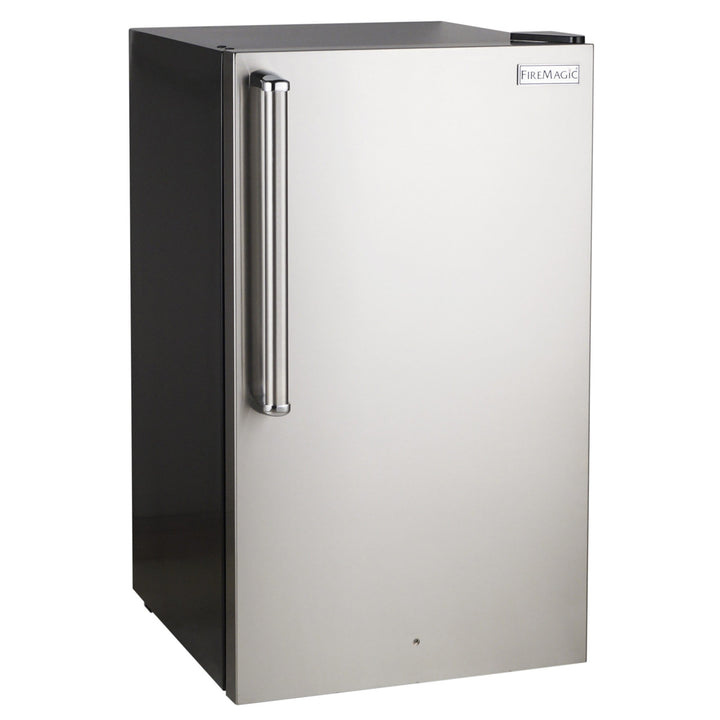 Fire Magic - 35” x 115” Contemporary Pre-Fab Grill Island Bundle with Refrigerator Cut-out - Custom BBQ Island