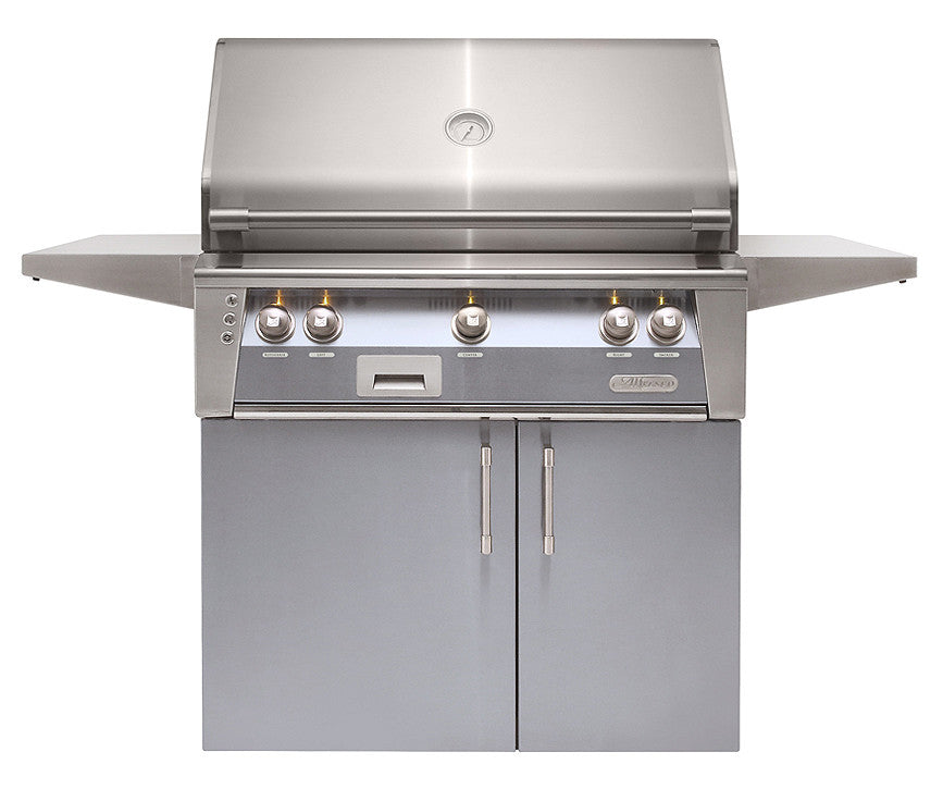 Alfresco - 36" ALXE Luxury Grill  On Cart - Freestanding - Signal Grey