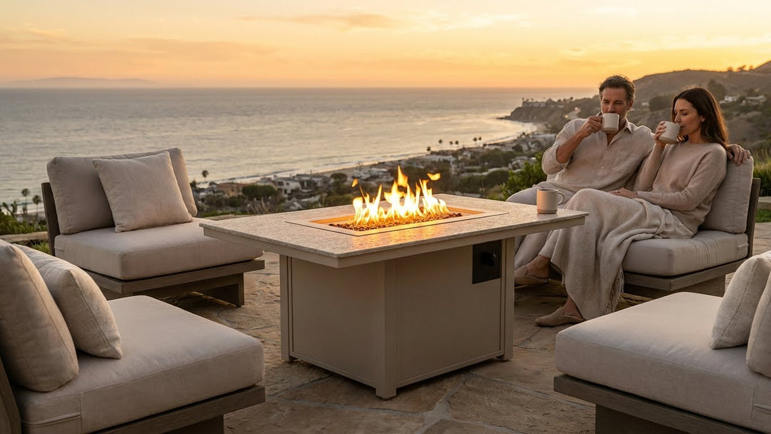 36″ × 54″ Rectangular Origins Top Fire Table - Electronic Ignition, 55,000 BTU with Hidden Tank Drawer (NG or LP)