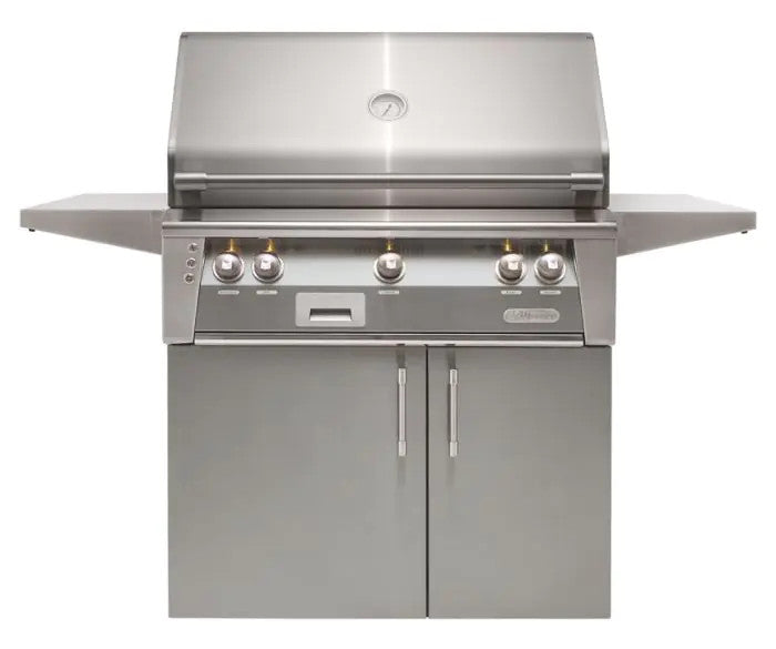 Alfresco 36" Standard Cart - Signal Grey-Gloss