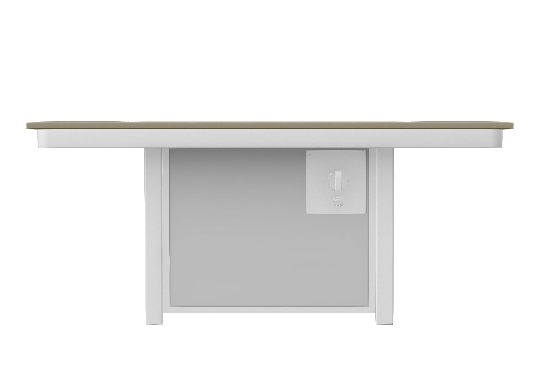 36″ × 54″ Rectangular Rustic Top Fire Table - Electronic Ignition, 55,000 BTU with Hidden Tank Drawer (NG or LP)