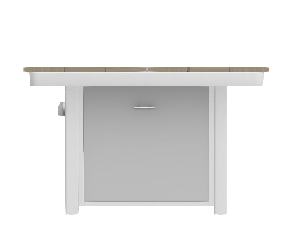 36″ × 54″ Rectangular Rustic Top Fire Table - Electronic Ignition, 55,000 BTU with Hidden Tank Drawer (NG or LP)