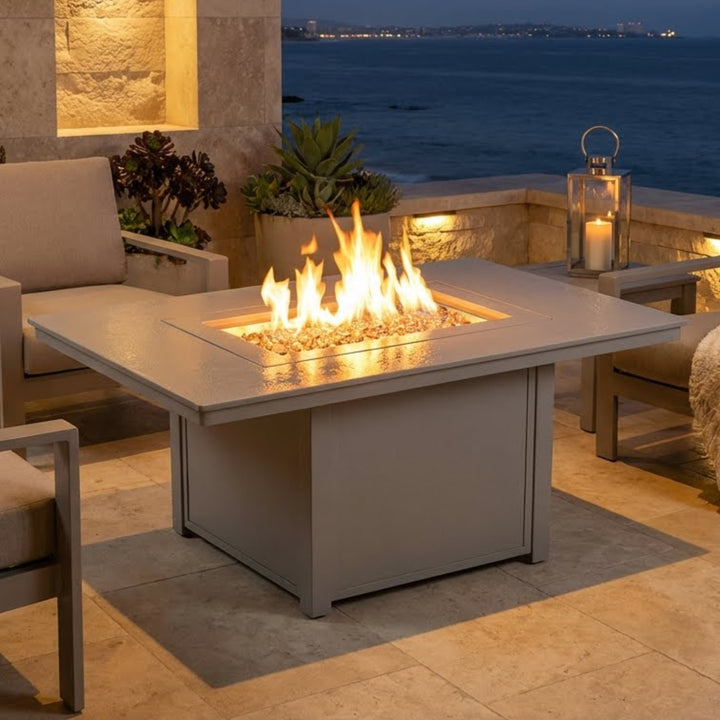 36″ x 54″ Rectangular MGP Top Fire Table - Electronic Ignition, 55,000 BTU with Hidden Tank Drawer (NG or LP)