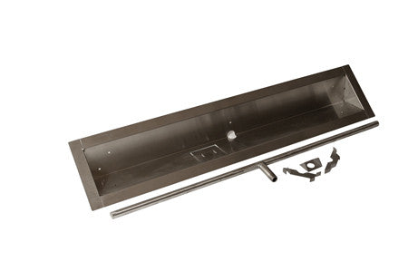 Hearth Products Controls - Stainless Steel Trough Burner Pan - Multiple Sizes