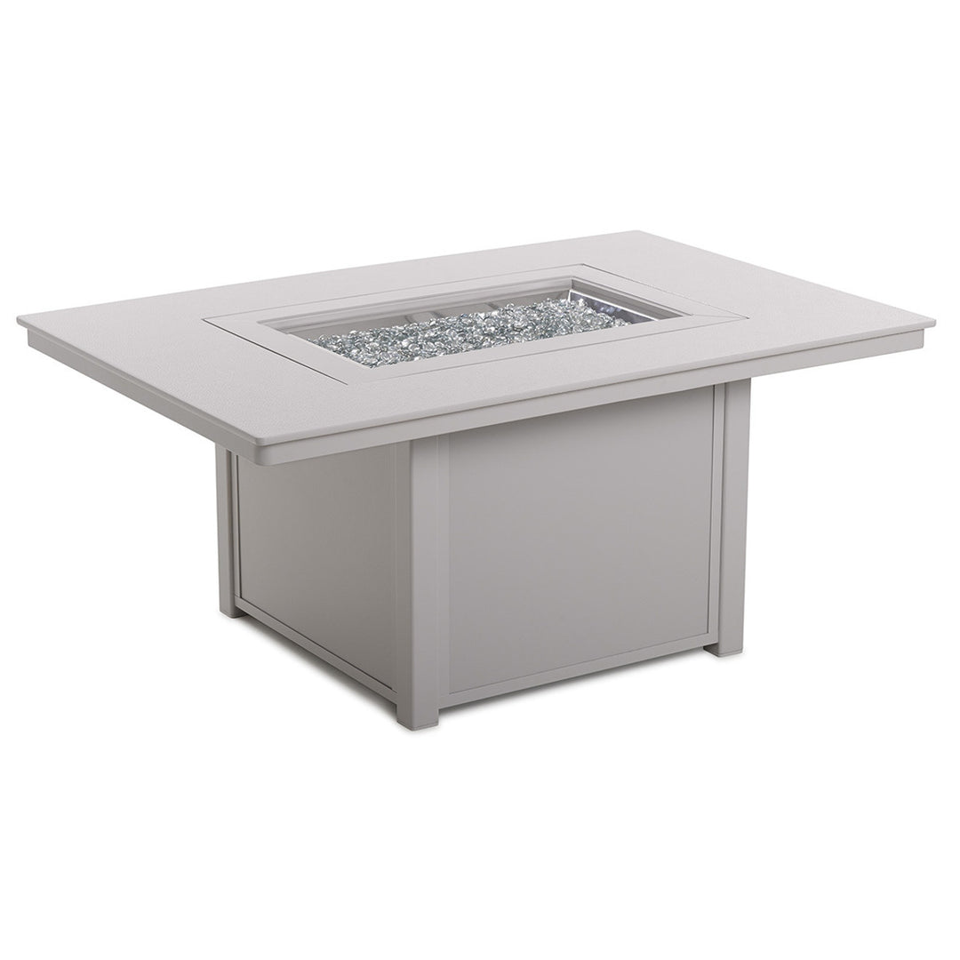 36″ x 54″ Rectangular MGP Top Fire Table - Electronic Ignition, 55,000 BTU with Hidden Tank Drawer (NG or LP)