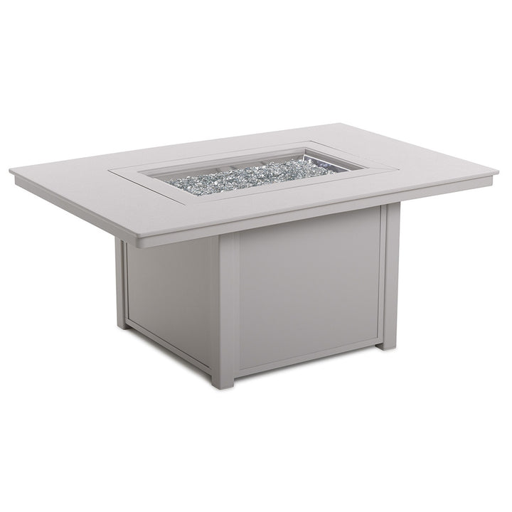 36″ x 54″ Rectangular MGP Top Fire Table - Electronic Ignition, 55,000 BTU with Hidden Tank Drawer (NG or LP)