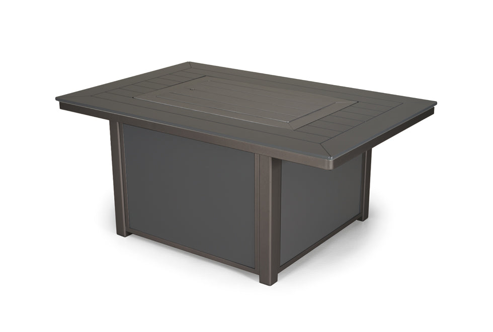 36″ x 54″ Rectangular MGP Top Fire Table - Electronic Ignition, 55,000 BTU with Hidden Tank Drawer (NG or LP)