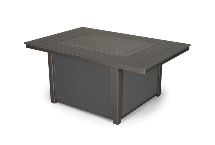36″ x 54″ Rectangular MGP Top Fire Table - Electronic Ignition, 55,000 BTU with Hidden Tank Drawer (NG or LP)