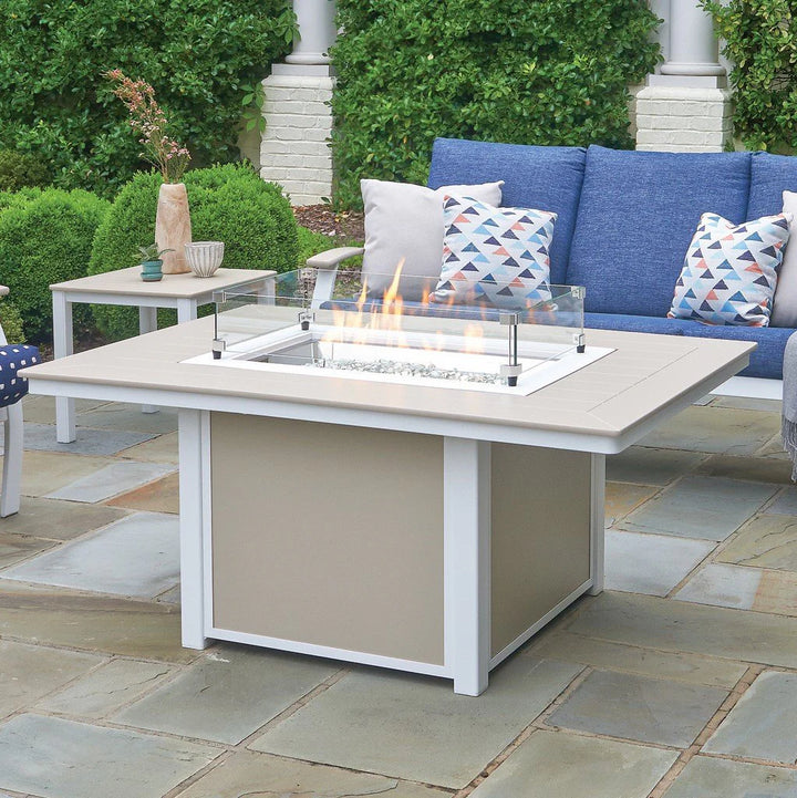36″ x 54″ Rectangular MGP Top Fire Table - Electronic Ignition, 55,000 BTU with Hidden Tank Drawer (NG or LP)