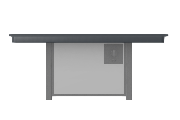 36″ x 54″ Rectangular MGP Top Fire Table - Electronic Ignition, 55,000 BTU with Hidden Tank Drawer (NG or LP)