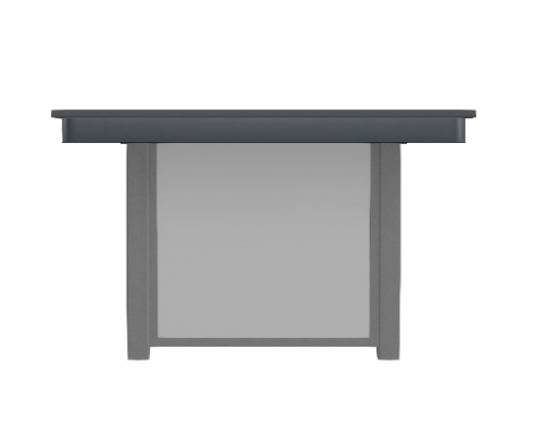 36″ x 54″ Rectangular MGP Top Fire Table - Electronic Ignition, 55,000 BTU with Hidden Tank Drawer (NG or LP)