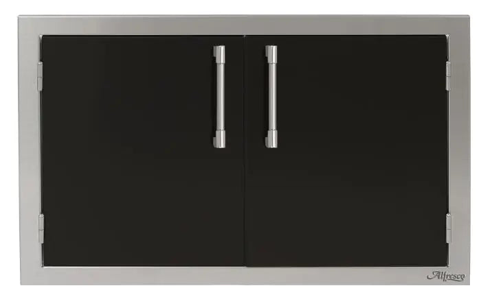 Alfresco 30 Inch Stainless Steel Double Access Door-