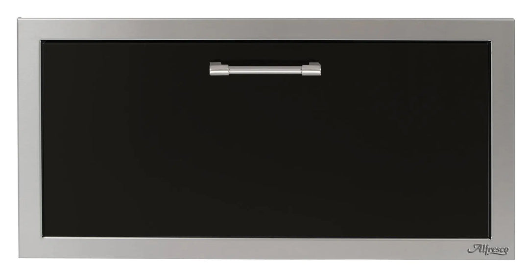 Alfresco 30-Inch VersaPower Stainless Steel Soft-Close Single Drawer