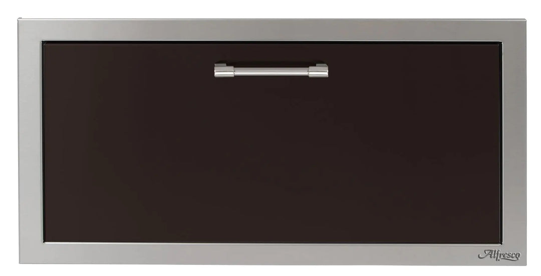 Alfresco 30-Inch VersaPower Stainless Steel Soft-Close Single Drawer