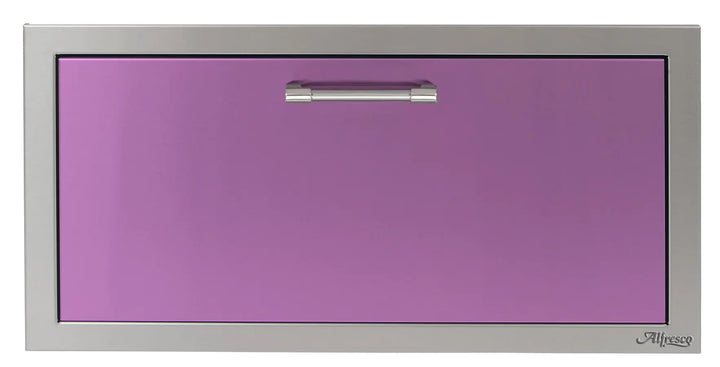Alfresco 30-Inch VersaPower Stainless Steel Soft-Close Single Drawer