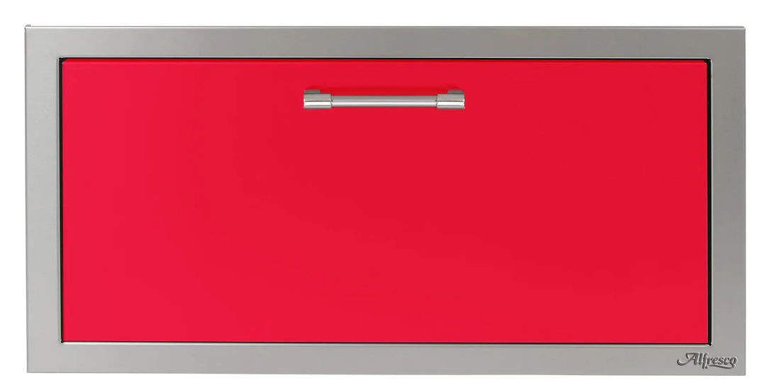 Alfresco 30-Inch VersaPower Stainless Steel Soft-Close Single Drawer