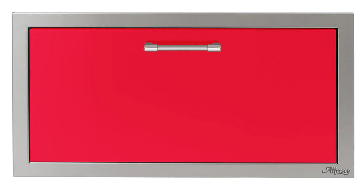 Alfresco 30-Inch VersaPower Stainless Steel Soft-Close Single Drawer