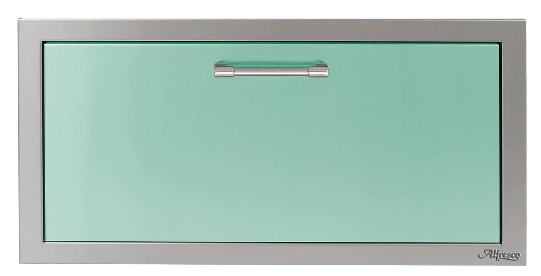 Alfresco 30-Inch VersaPower Stainless Steel Soft-Close Single Drawer